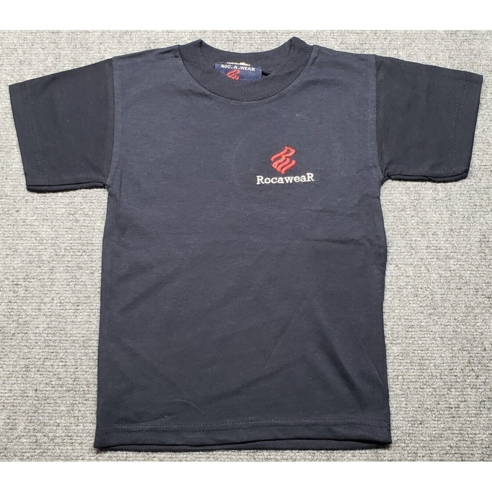 Vintage Rocawear T-Shirt Youth M Blue The Collection USA NOS Y2K 90's New